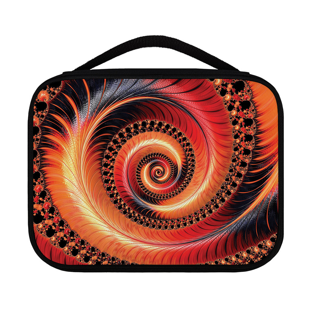 Orange Fractal Print Classic Bible Case