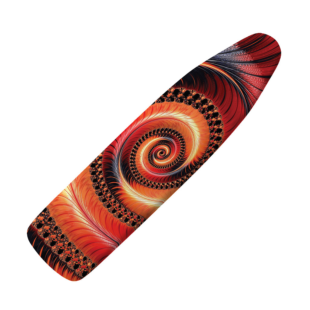 Orange Fractal Print Ironing Board Cover