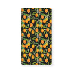 Orange Fruit Pattern Print Baby Crib Sheet