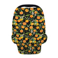 Orange Fruit Pattern Print Baby Seat Cover