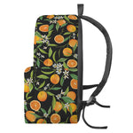 Orange Fruit Pattern Print Backpack