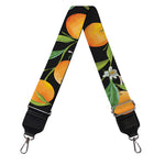 Orange Fruit Pattern Print Bag Strap