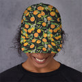 Orange Fruit Pattern Print Baseball Cap