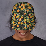 Orange Fruit Pattern Print Baseball Cap
