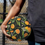 Orange Fruit Pattern Print Basketball
