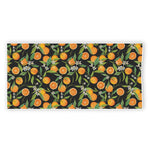 Orange Fruit Pattern Print Beach Towel