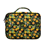 Orange Fruit Pattern Print Briefcase Bible Bag