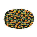 Orange Fruit Pattern Print Car Side Mirror Covers