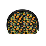 Orange Fruit Pattern Print Coin Purse