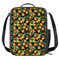 Orange Fruit Pattern Print Crossbody Lunch Bag