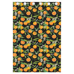Orange Fruit Pattern Print Curtain