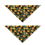 Orange Fruit Pattern Print Dog Bandana