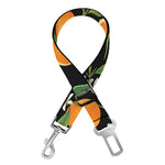 Orange Fruit Pattern Print Dog Seat Belt