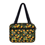 Orange Fruit Pattern Print Double Strap Bible Bag