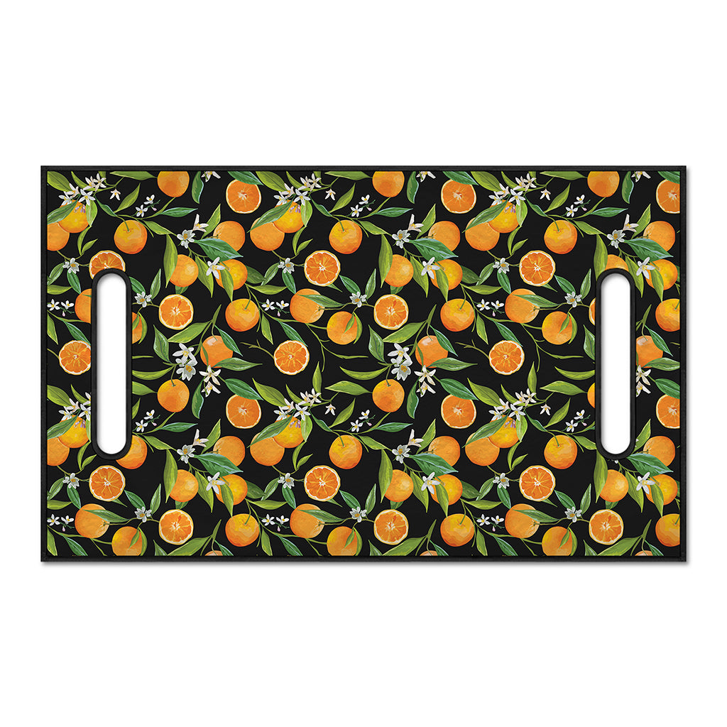 Orange Fruit Pattern Print Golf Cart Seat Cover