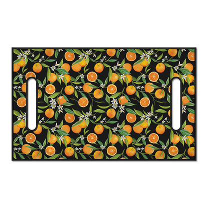 Orange Fruit Pattern Print Golf Cart Seat Cover