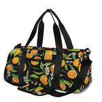 Orange Fruit Pattern Print Gym Bag