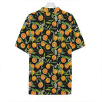 Orange Fruit Pattern Print Hawaiian Shirt