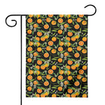 Orange Fruit Pattern Print House Flag