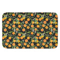 Orange Fruit Pattern Print Indoor Door Mat