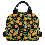 Orange Fruit Pattern Print Insulated Lunch Bag
