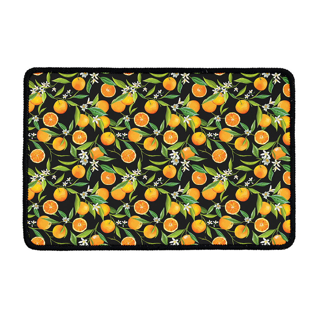 Orange Fruit Pattern Print Kitchen Mat