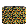 Orange Fruit Pattern Print Laptop Sleeve