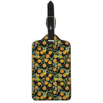 Orange Fruit Pattern Print Luggage Tag