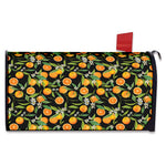 Orange Fruit Pattern Print Mailbox Cover
