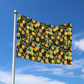 Orange Fruit Pattern Print Polyester Flag