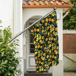 Orange Fruit Pattern Print Polyester Flag