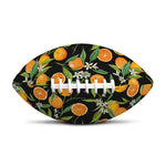 Orange Fruit Pattern Print Rugby Ball