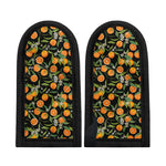 Orange Fruit Pattern Print Skillet Handle Cover