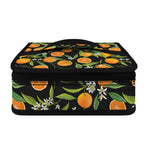 Orange Fruit Pattern Print Small Lunch Bag