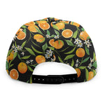 Orange Fruit Pattern Print Snapback Cap