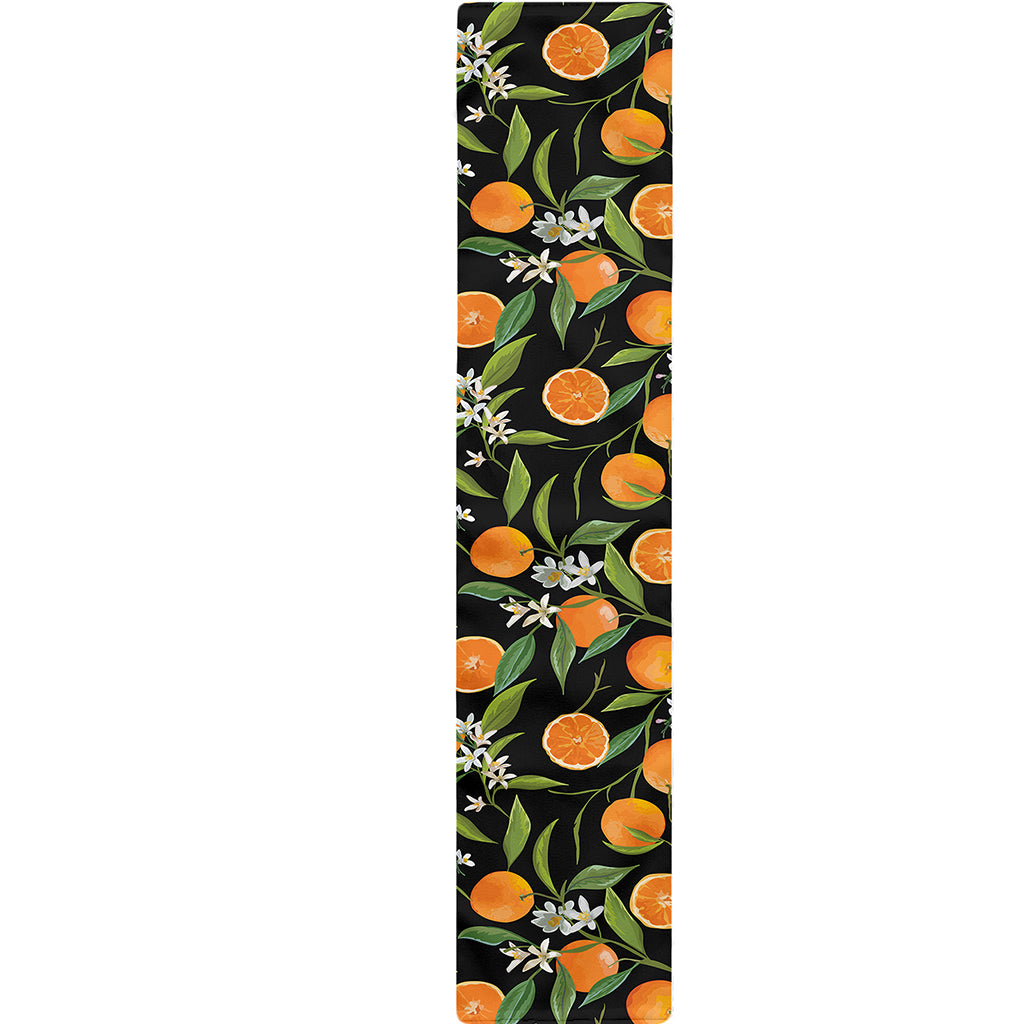 Orange Fruit Pattern Print Table Runner
