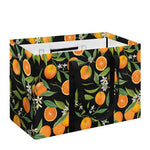 Orange Fruit Pattern Print Utility Tote Bag