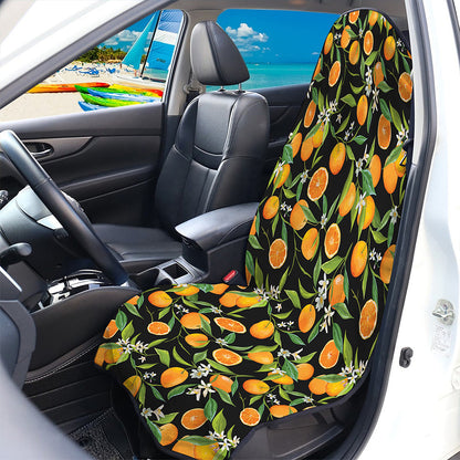 Orange Fruit Pattern Print Waterproof Car Seat Cover