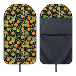 Orange Fruit Pattern Print Waterproof Car Seat Cover