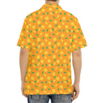 Orange Fruit Slices Pattern Print Aloha Shirt