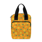 Orange Fruit Slices Pattern Print Bible Tote Bag