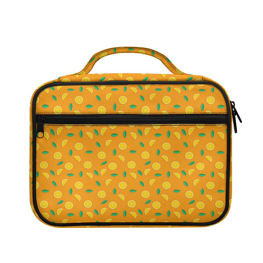Orange Fruit Slices Pattern Print Briefcase Bible Bag