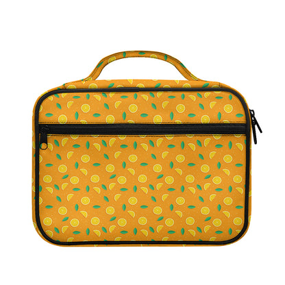Orange Fruit Slices Pattern Print Briefcase Bible Bag