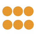 Orange Fruit Slices Pattern Print Coaster Set