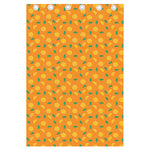 Orange Fruit Slices Pattern Print Curtain