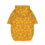 Orange Fruit Slices Pattern Print Dog Zip Up Hoodie