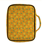 Orange Fruit Slices Pattern Print Front Pocket Bible Bag