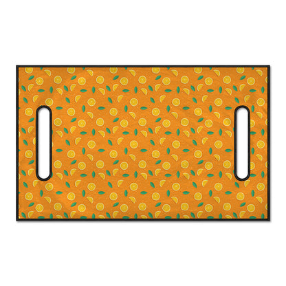 Orange Fruit Slices Pattern Print Golf Cart Seat Cover