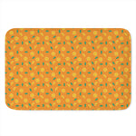 Orange Fruit Slices Pattern Print Indoor Door Mat
