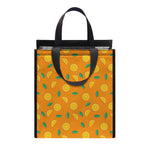 Orange Fruit Slices Pattern Print Insulated Lunch Tote